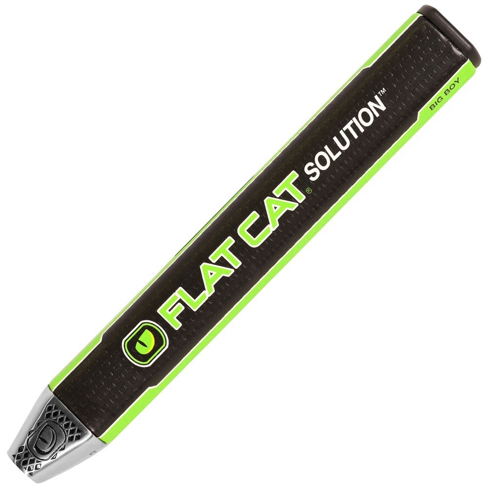 Flat Cat Solution Putter Grip Black Green Big Boy Brand New