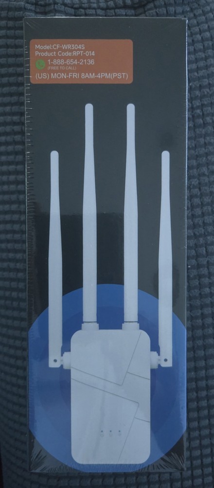 *NEW* *SEALED* WiFi Extender Model: CF-WR304S, Black