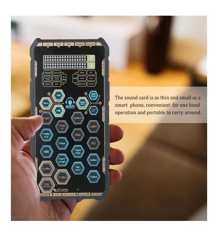 Universal Sound Card for Mobile Phone and Computer