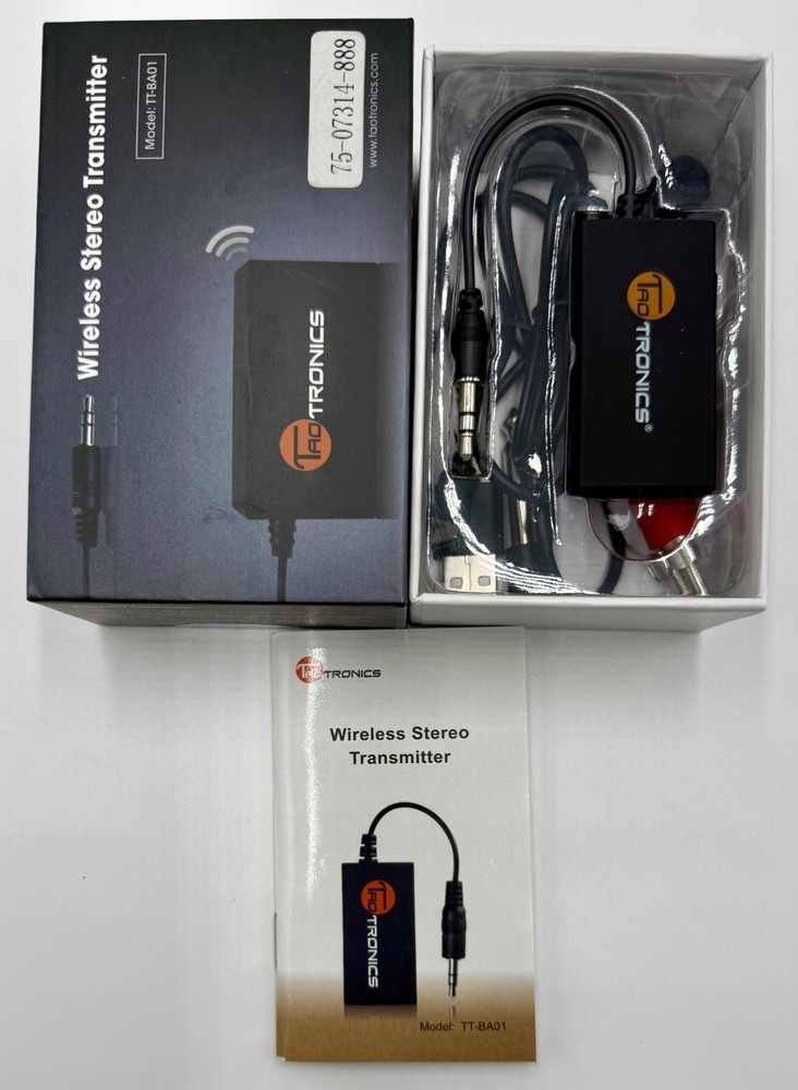 TaoTronics TT-BA01 Wireless Portable Bluetooth Stereo Transmitter