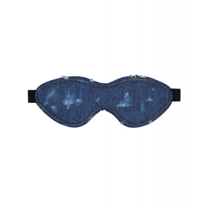 Shots Denim Eye Mask Blue