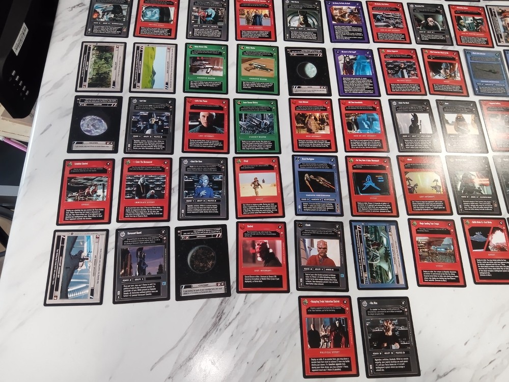 Star Wars CCG Coruscant Complete Set (Base + Rules + Checklists + All AIs) READ