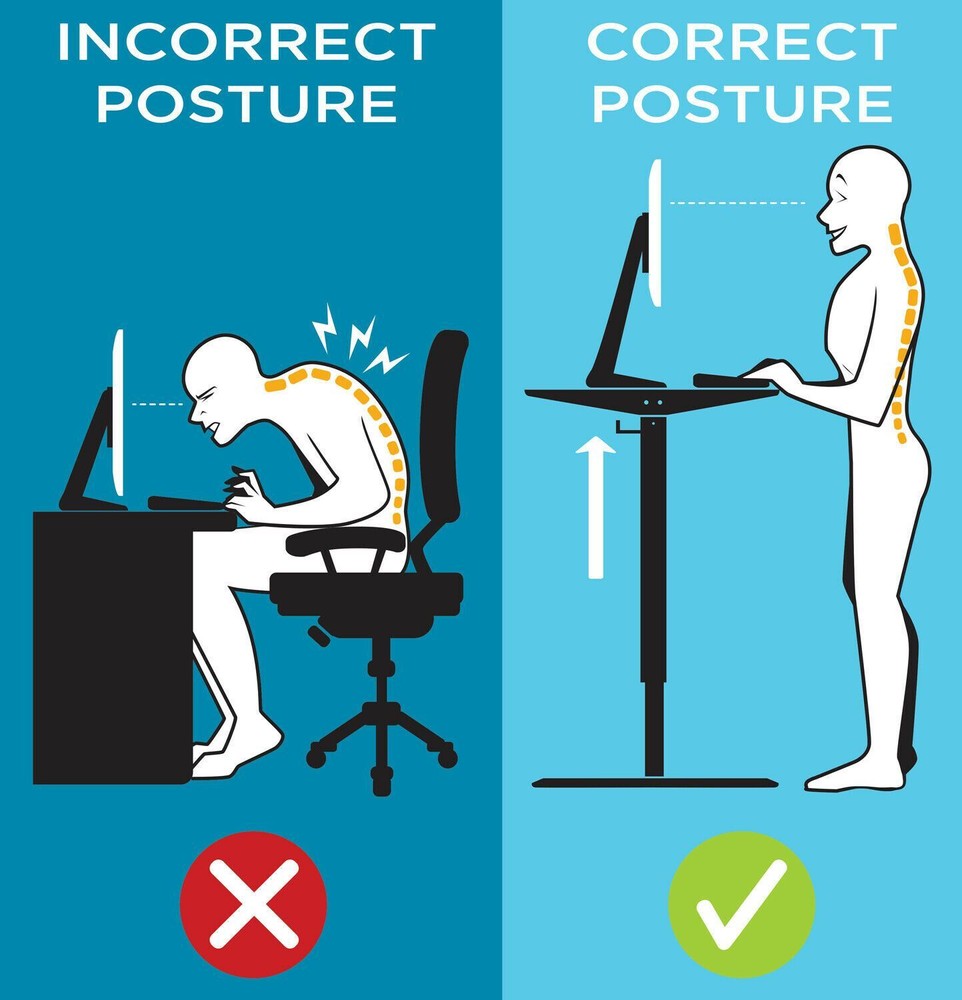 Mount-It! Electric Standing Desk Frame | White, Open Box