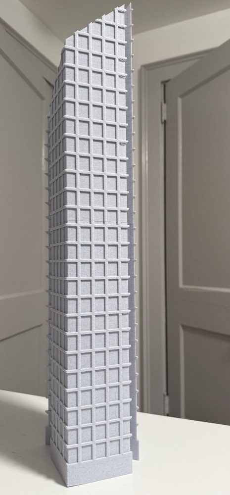 Crain Communications Building 26 Inches -Stone Grey
