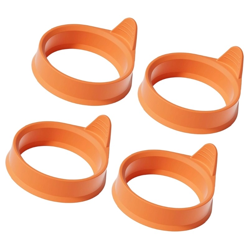 Flexible Silicone Eggs Molds 4Pcs Cooking Tool Suitable For Various Cooking