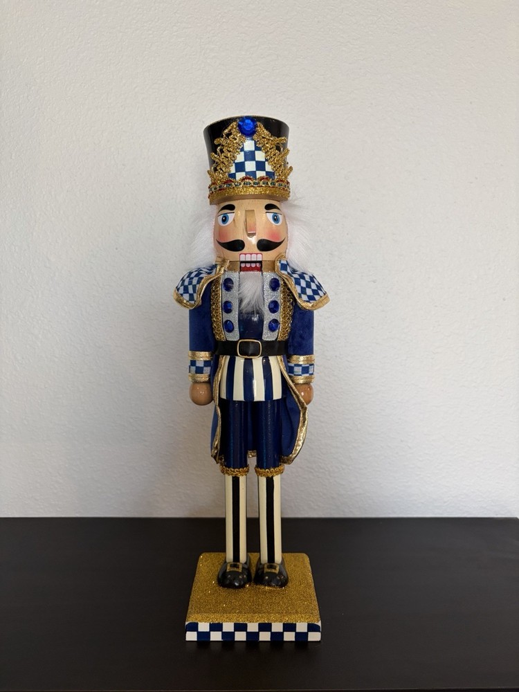 Mackenzie Childs Royal 15" Nutcracker NEW
