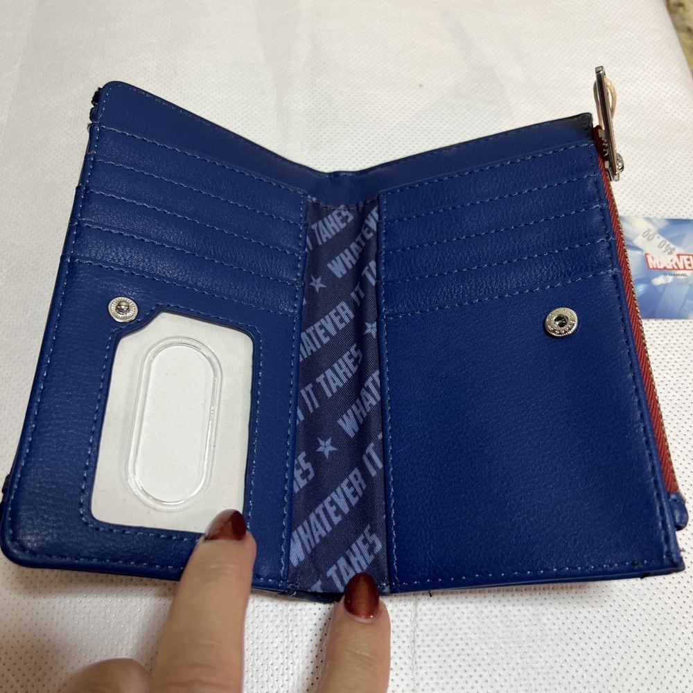 Loungefly Avengers Captain America End game Wallet Marvel Comic