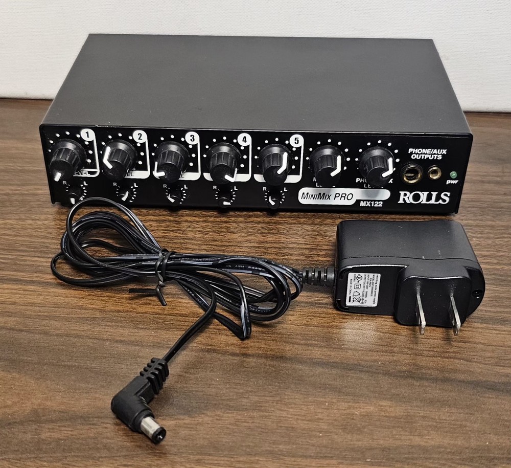 Rolls MX122 MiniMix Pro Mic/Source Mixer