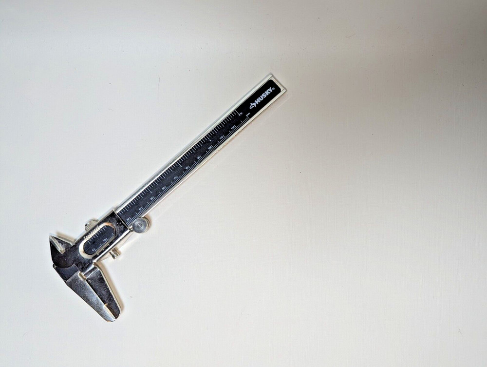 Husky 5" High Contrast Vernier Caliper