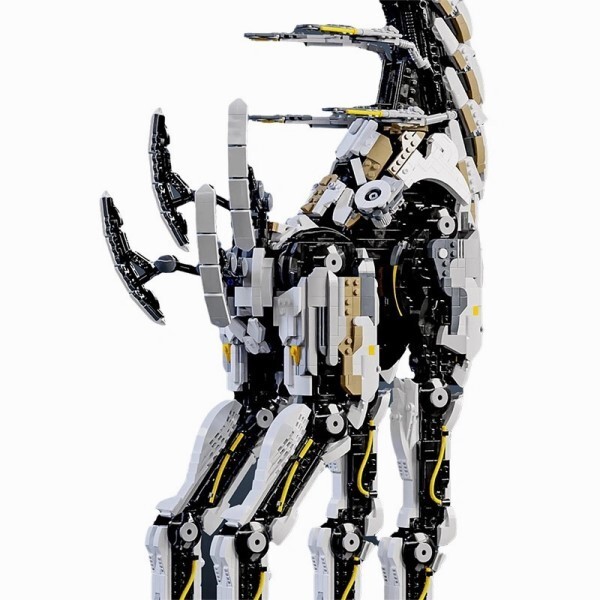 MOC Plus-Size Version Tallneck 7401 Pieces Bricks Toy Machine Animal Model