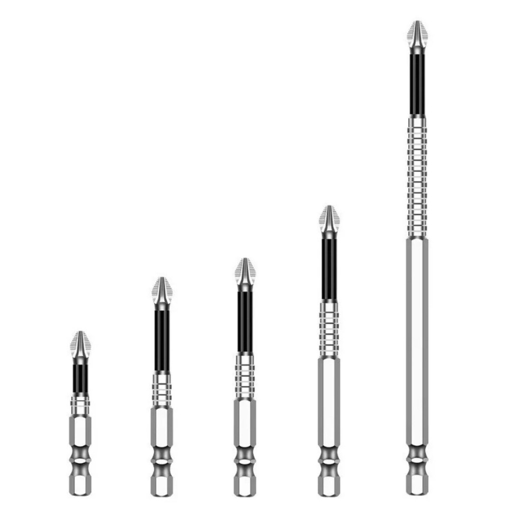 Screwdriver Drill Bit Strong Magnetic DIY Tool With Reinforced Drill Head Design