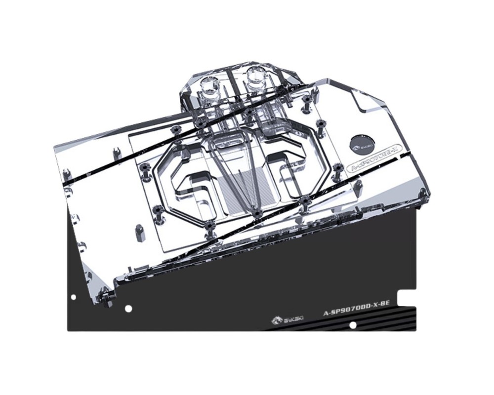 Bykski Full Coverage GPU Water Block and Backplate For Sapphire NITRO+ AMD Ra...