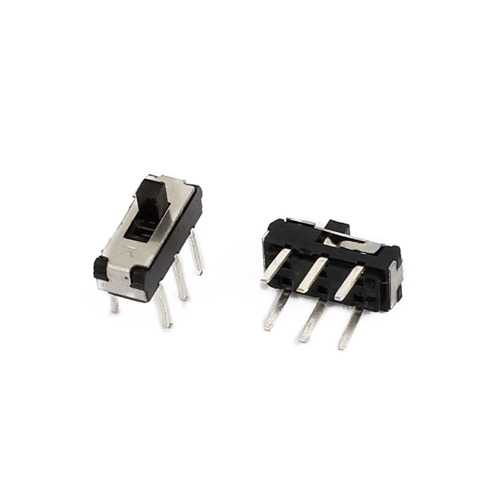 20Pcs 2 Posiz DPDT 2P2T 6 Pin PCB Vertical Panel Switch