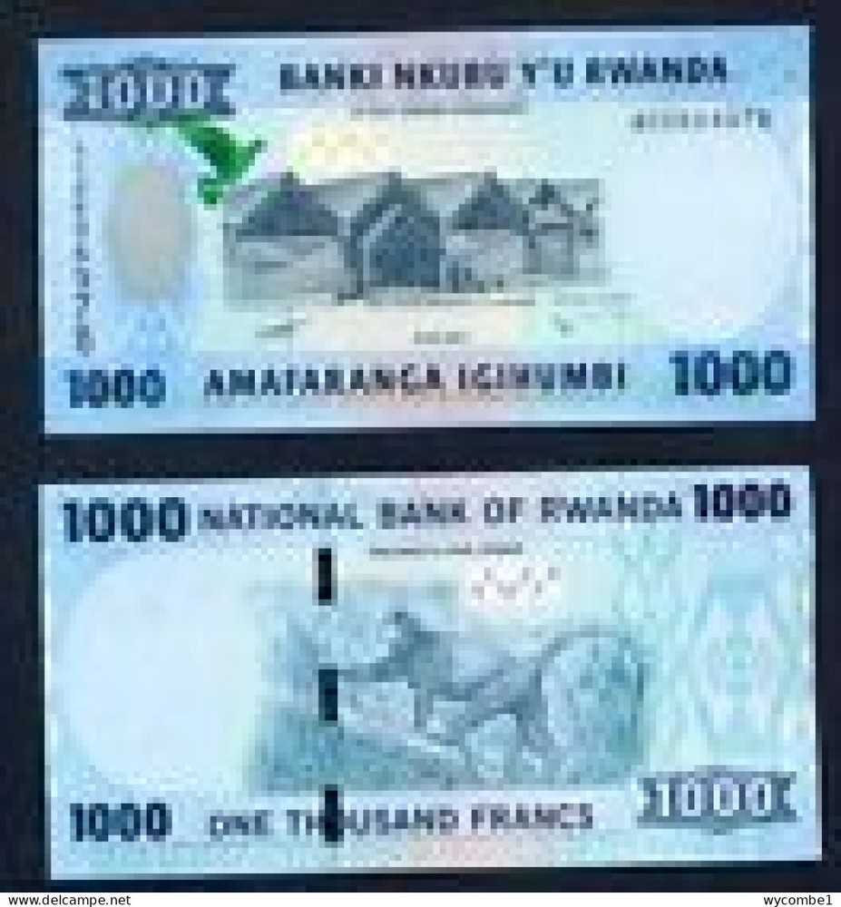 RWANDA - 2015 1000 Francs UNC