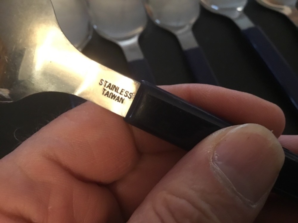 Flatware Mixed Lot of Blue Handled Ones