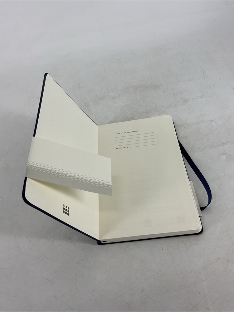 Elastic Path Moleskine Dotted Notebook Blue NEW