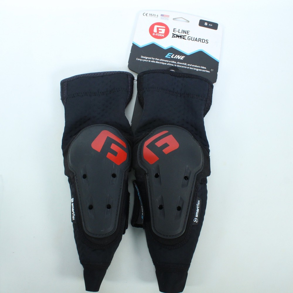 G-FORM E-LINE ELBOW GUARDS SMALL, BLACK
