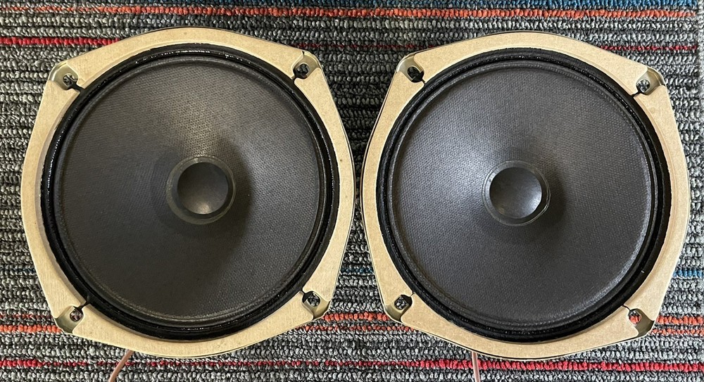Vintage Panasonic 6” Full Range Speaker Drivers 16 Ohm