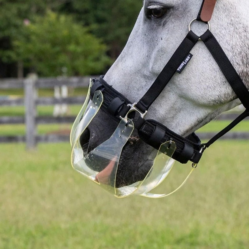 ThinLine Flexible Filly Grazing Muzzle | Lightweight Safe Comfortable Ventila...