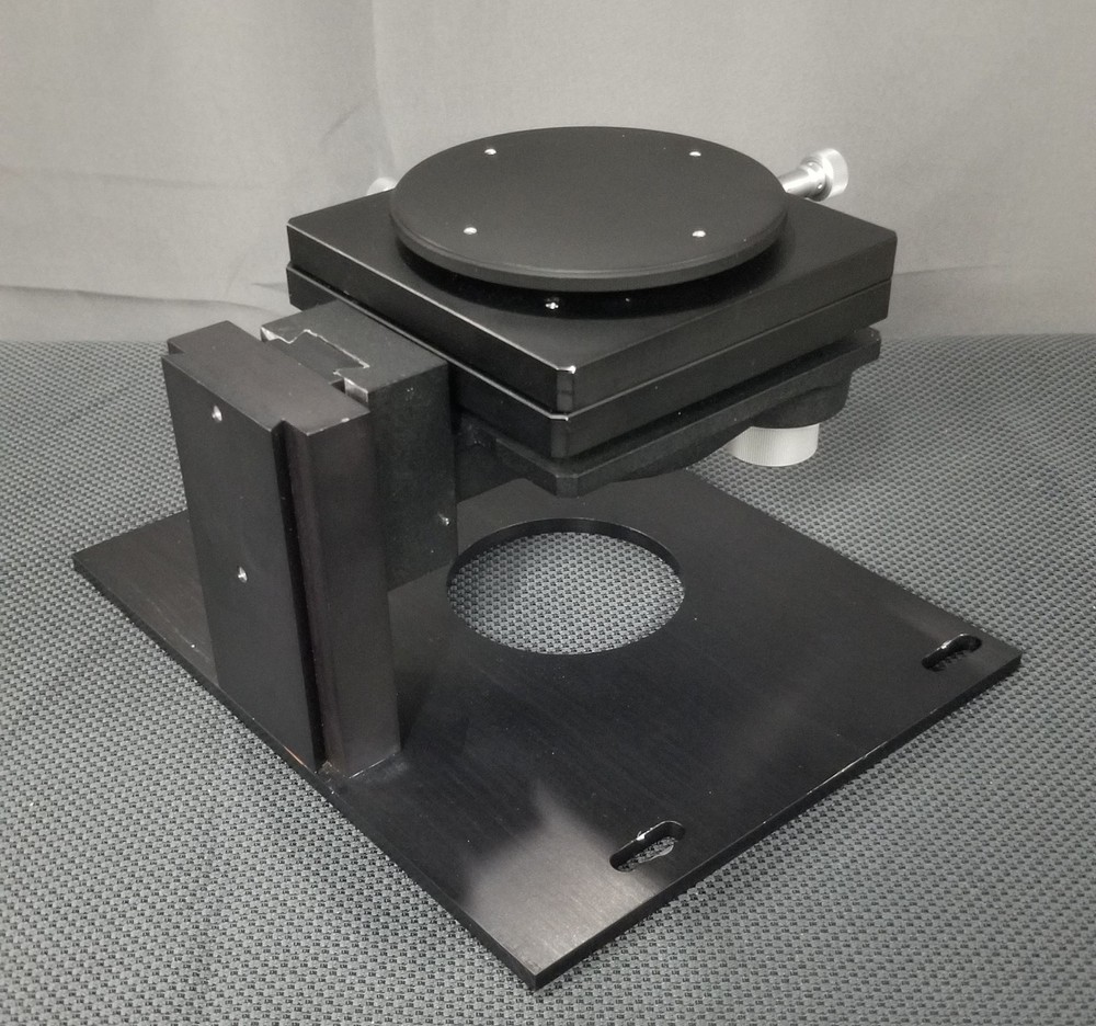 Nikon Interferometry Stage IF Tilting Rotating XY w/ Toolmaker Microscope Mount