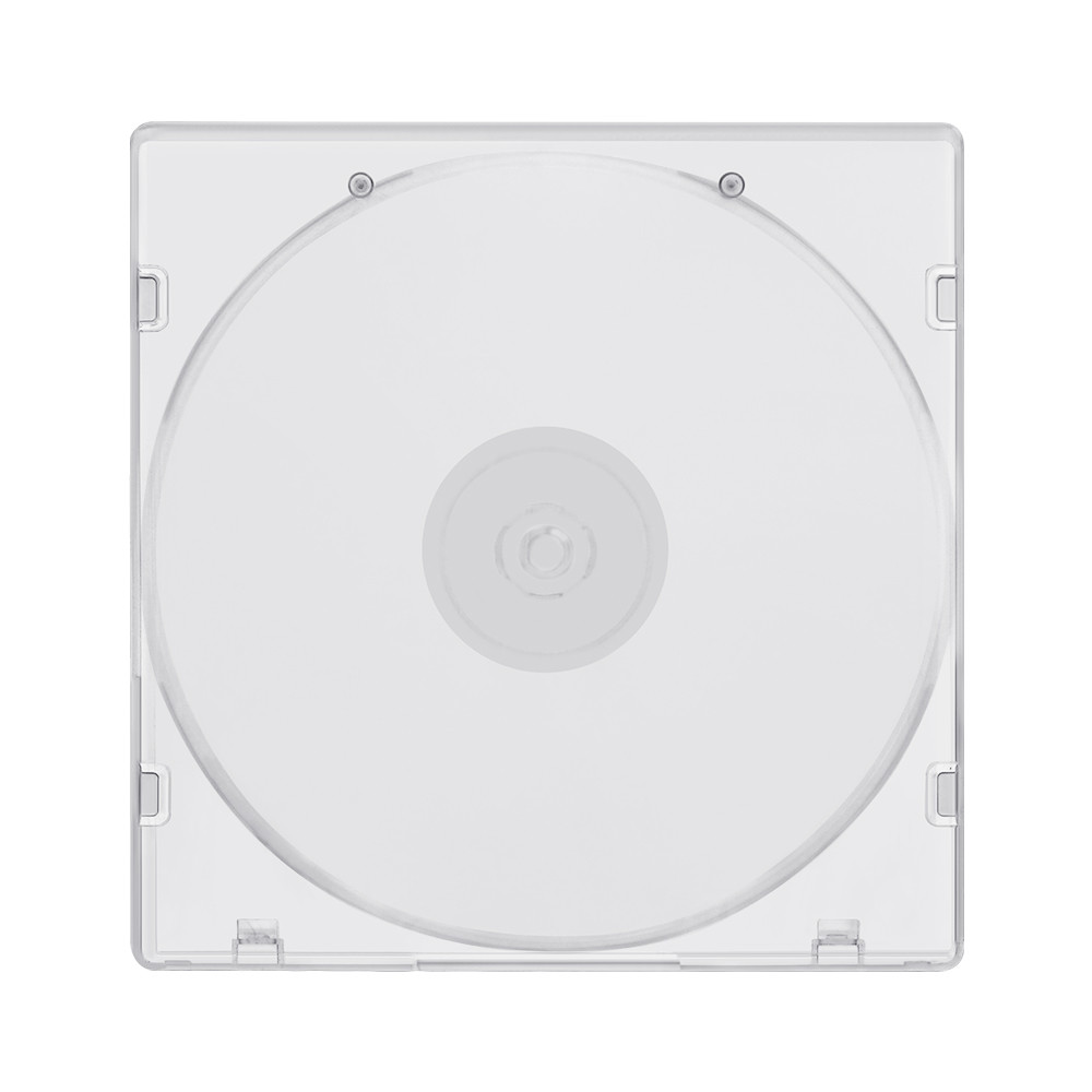 5.2mm Durable CD Case Holder Slim Single Clear PP Poly Plastic Cases 10 Pack