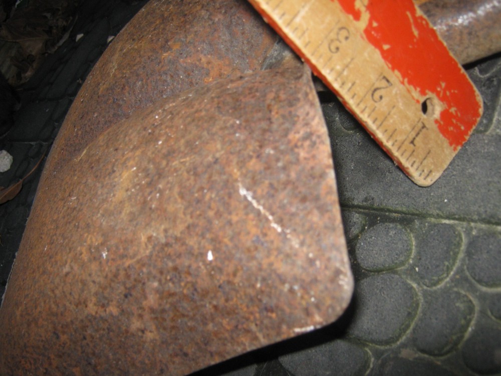 no handle Rusty Rustic Original Vintage Primitive Metal Shovel