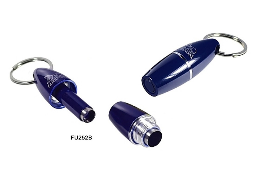 Cigar Punch Puncher Two Blades LUBINSKI Blue Lacquer