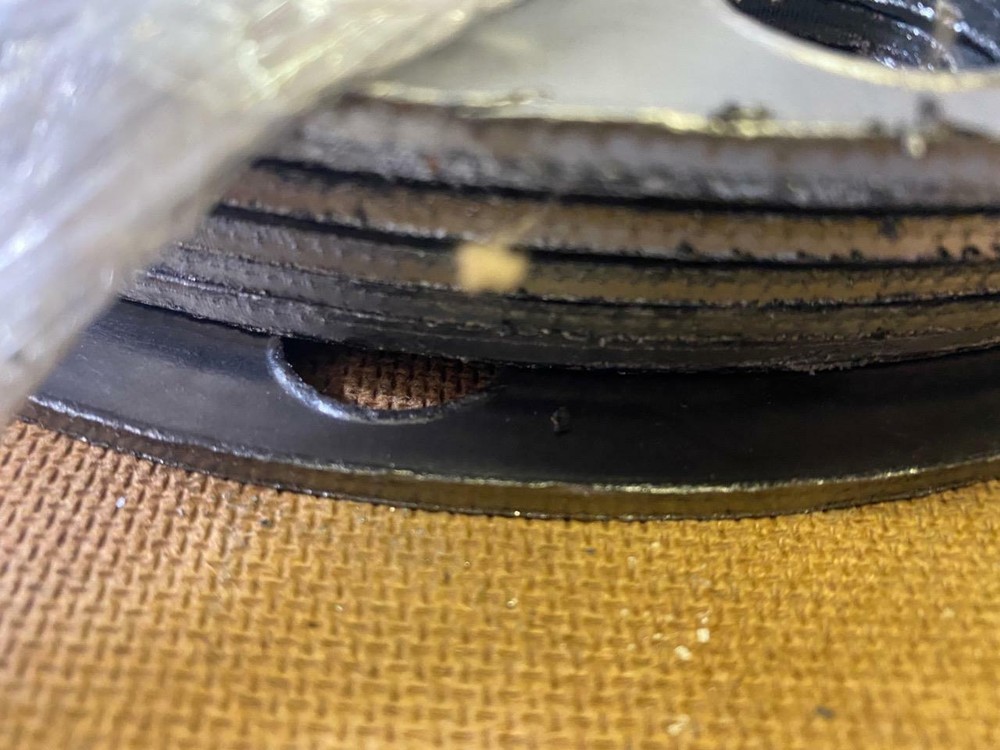 6" 8 Bolt 150 ⅛" Graphite Shim