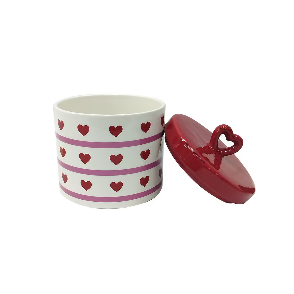 New 6.75" Heart Pattern Container by Celebrate It™