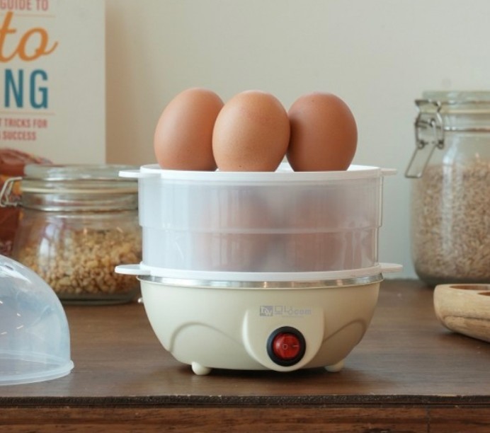 Easy Egg Multi Cooker Electric 17-Egg Capacity Soft Medium Hard-Boiled