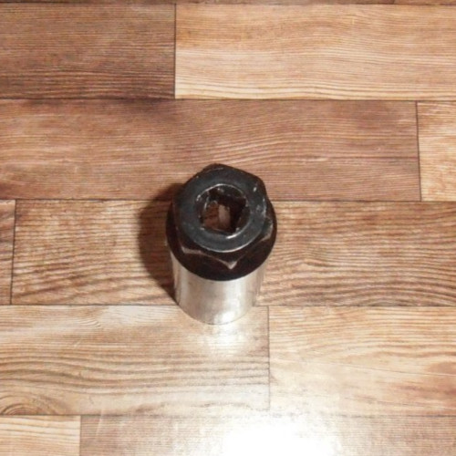 3-1/2" Tall Painted Metal Open Side Deep Well Socket~Unknown Maker /Socket Size