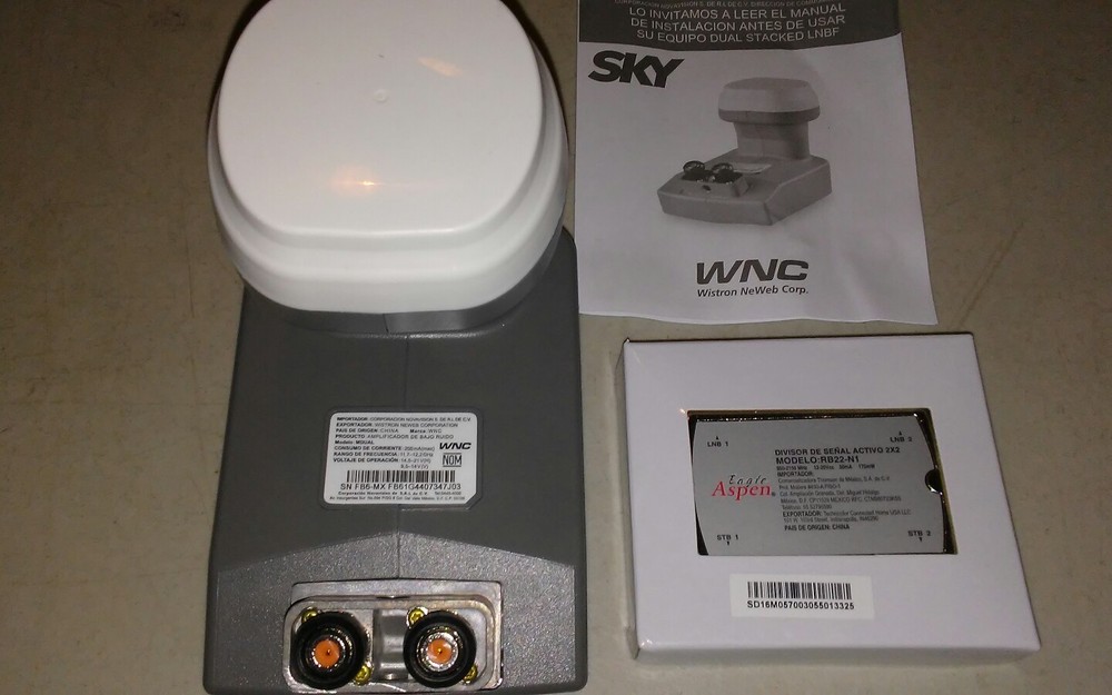 LNB  STACKER DUAL  DE SKY KIT SET