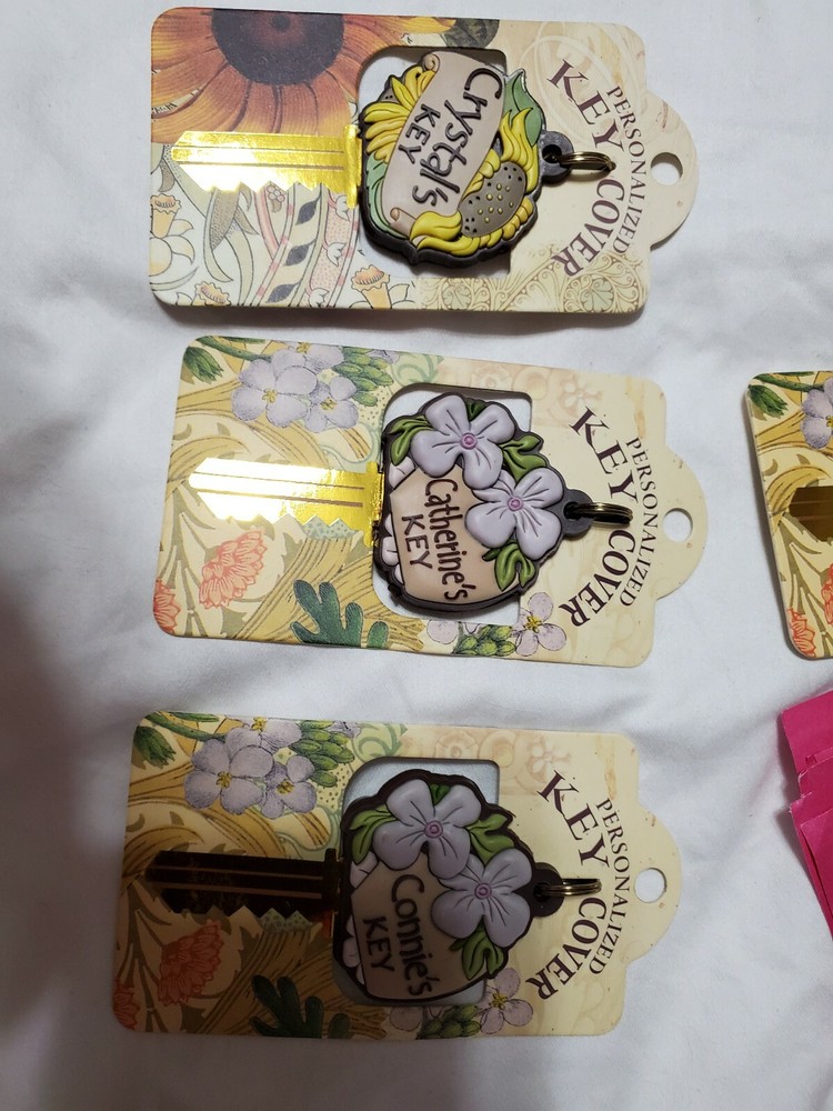 PERSONALIZED KEY COVERS NAMES WITH A,B & C