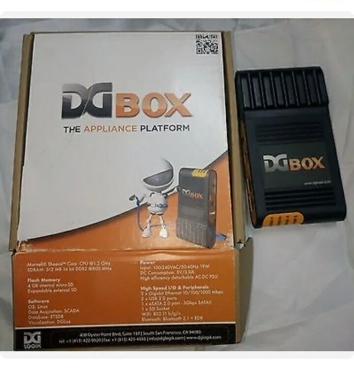 DGBOX - DGLOGIK MODEL 003-DS2001 Data Acquisition Data Storage and Visualization