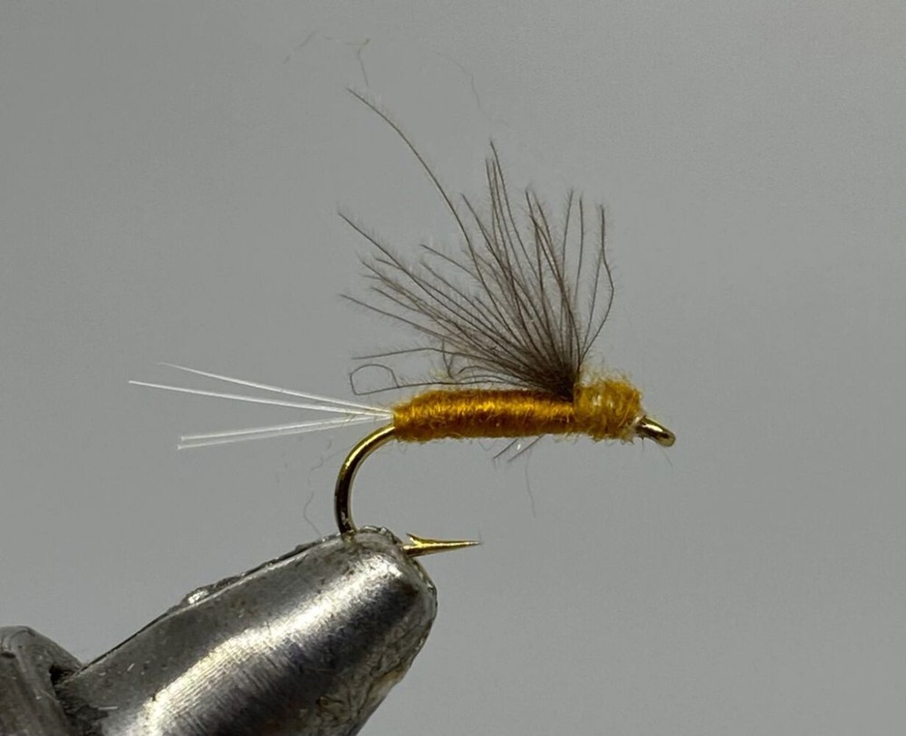 One Dozen (12) - CDC Rs2 - Sulphur/PMD - Dry Fly