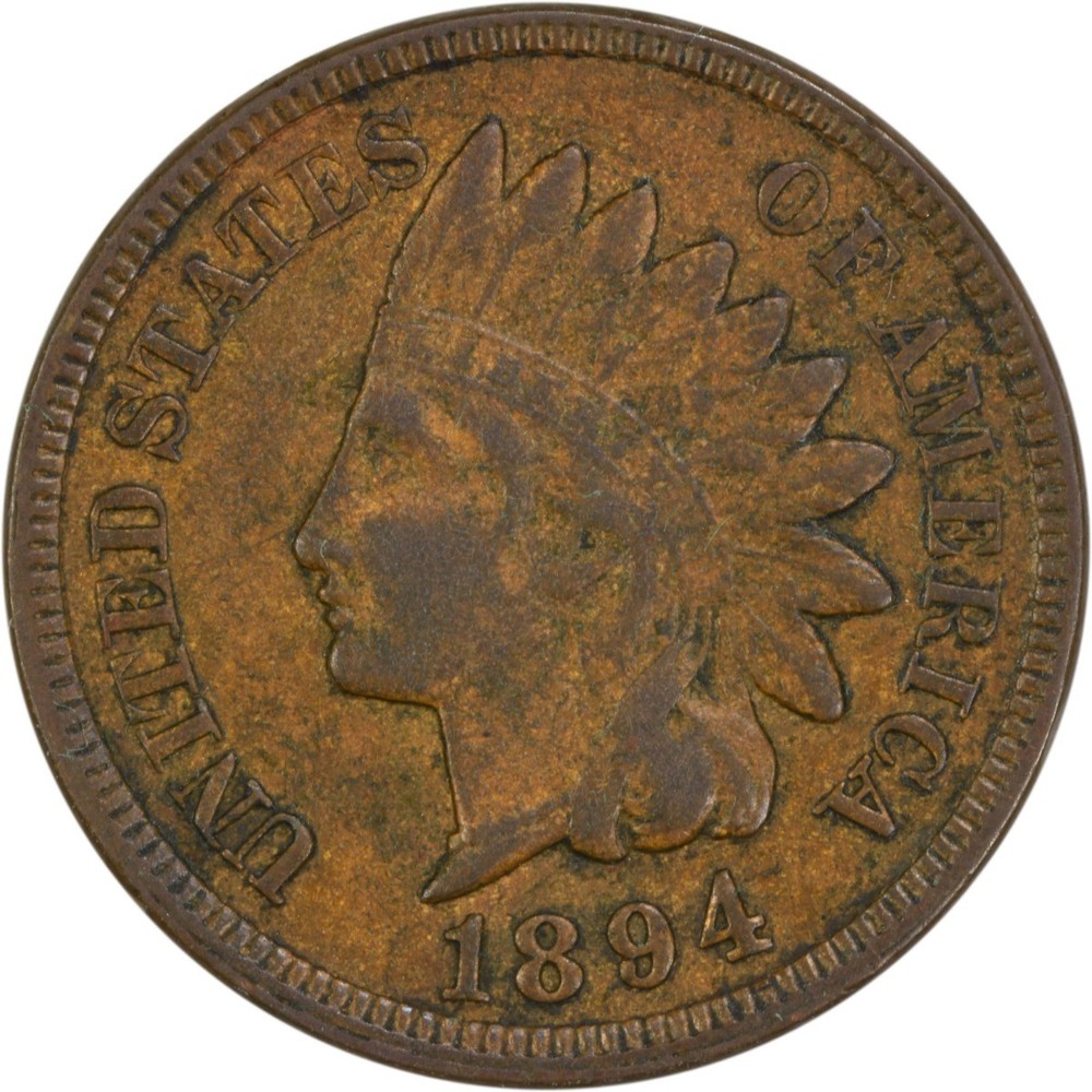 1894 Indian Cent EF Uncertified #330