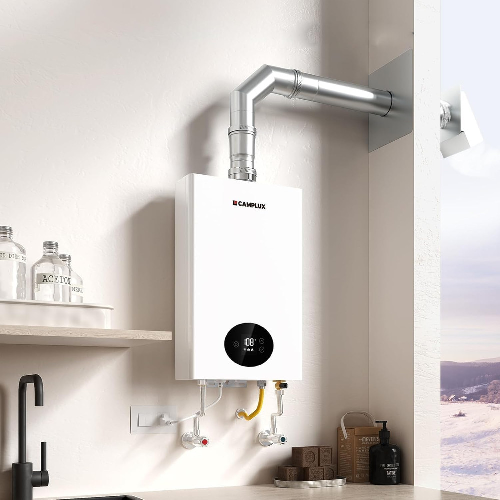 3.15" Stainless Steel Vent Wall Thimble for Indoor Gas Tankless Water Heater