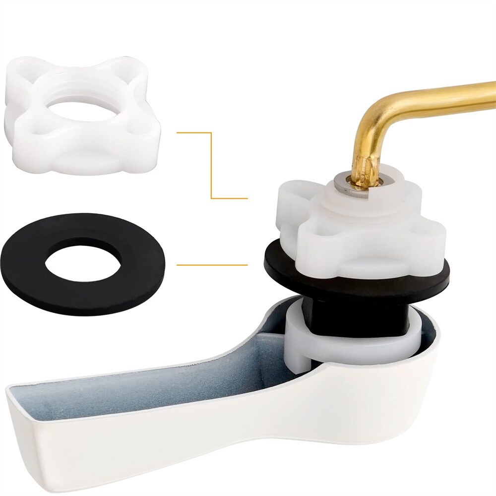 2 Pack Universal Front Mount Toilet Handle Tank Flush Lever Replacement Handle
