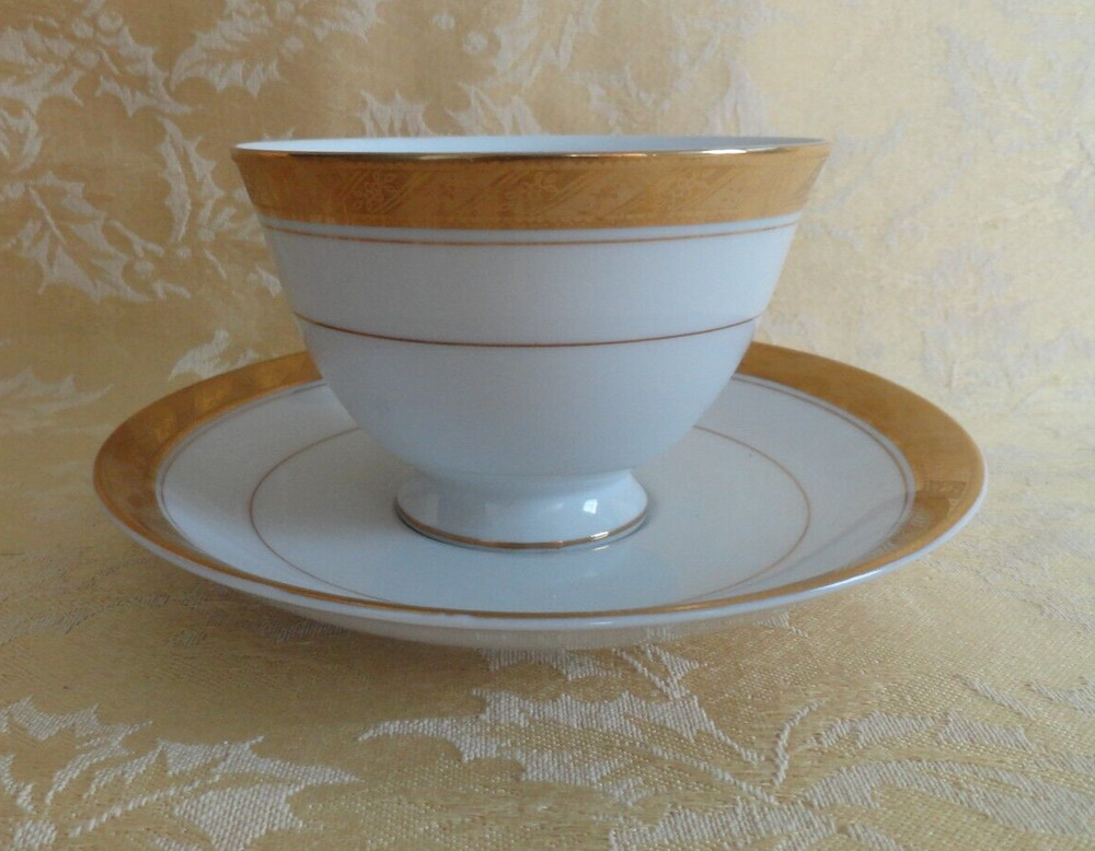 7Pcs Imperial Deluxe Sango Fine China Cleopatra Pattern Dinner Place Setting