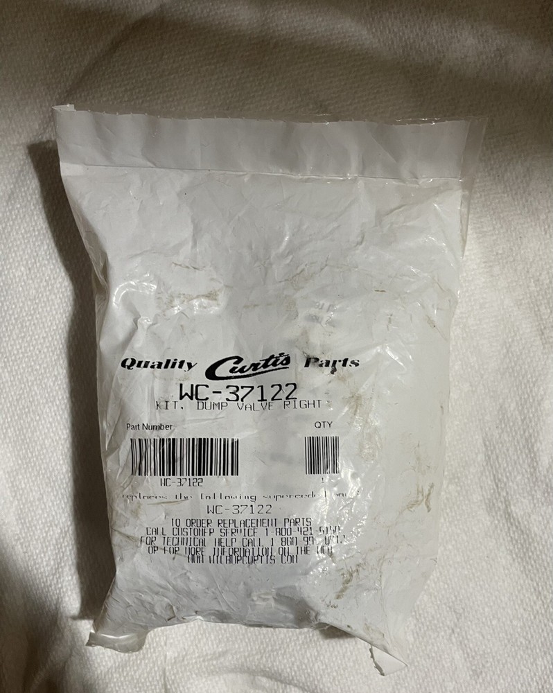 Right Bypass Valve Kit Part # WC-37122
