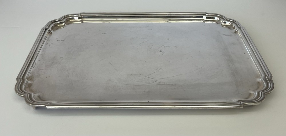 TIFFANY & CO STERLING SILVER RECTANGULAR TRAY CIRCA 1955