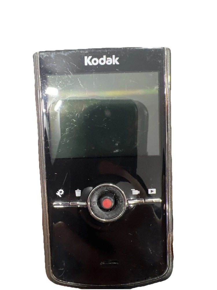 Kodak Zi8 Handheld HD Digital Camcorder Black Tested