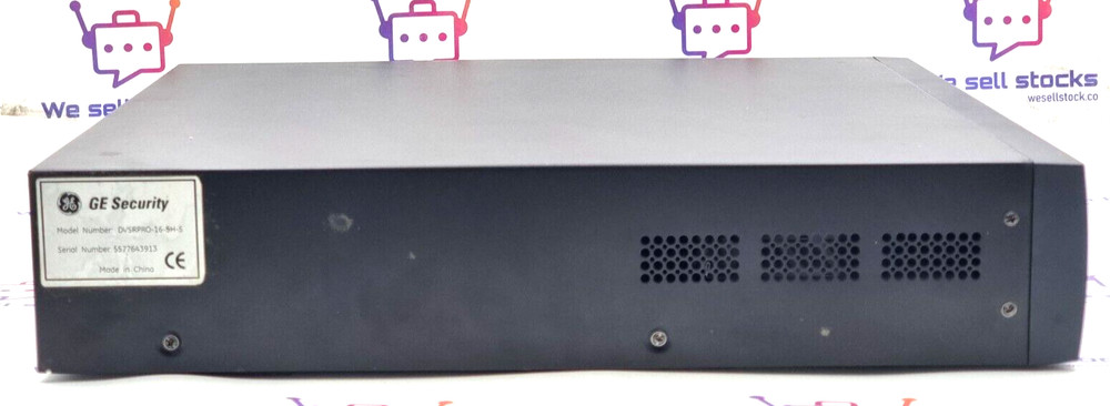 GE SECURITY DVSRPRO-16-5H-S Digital Video Recorder