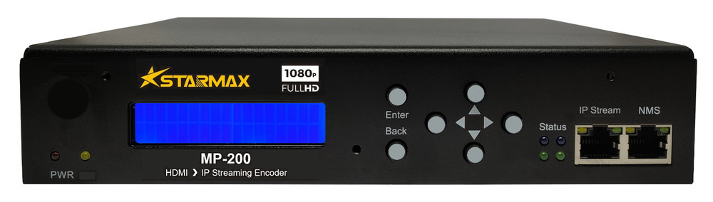 StarMax MP-200 2-Channel HDMI to H.264 IP Streaming Encoder
