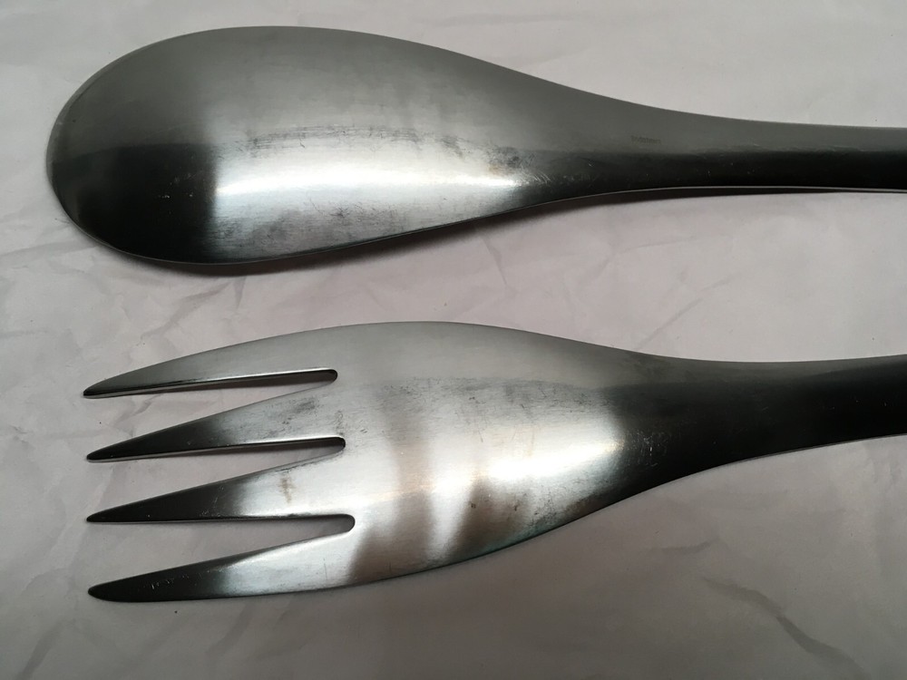 Boda Nova Stainless Steel Salad Server 12" - 2 Piece Spoon Fork Set