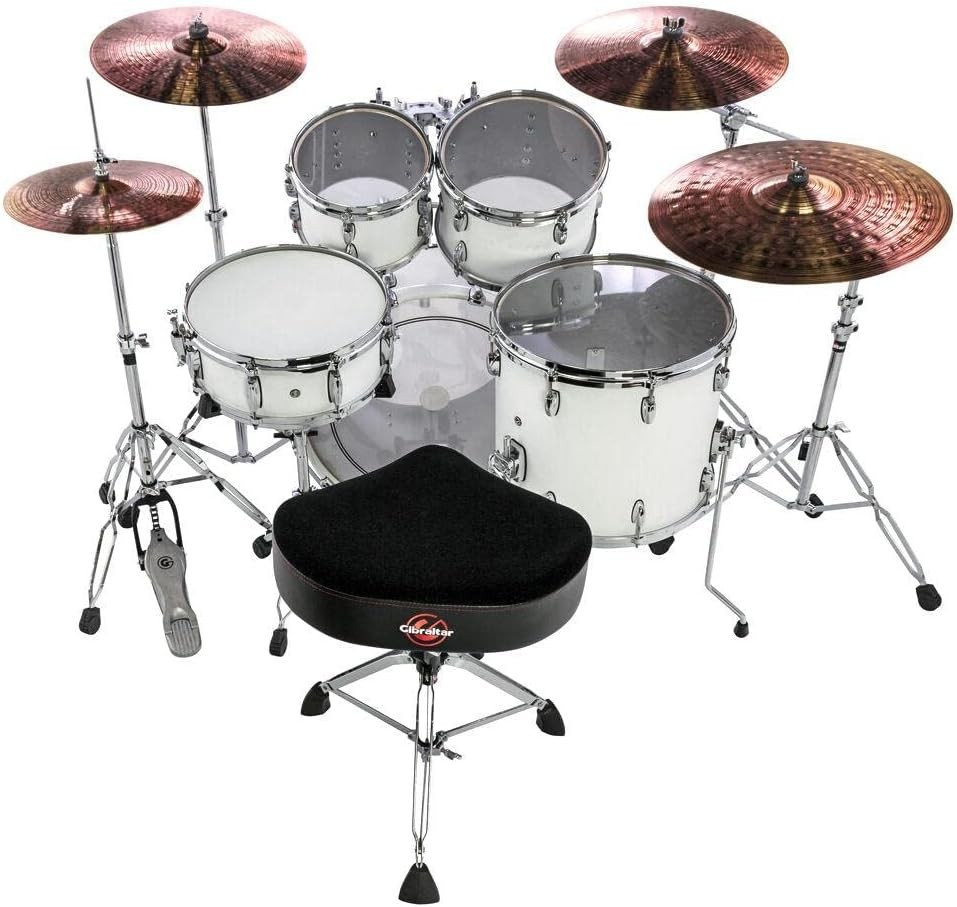 Gibraltar Pro Throne Drum Set Seat Oversized Saddle Padded