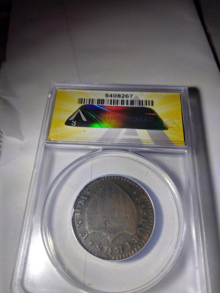 1787 new jersey colonial copper