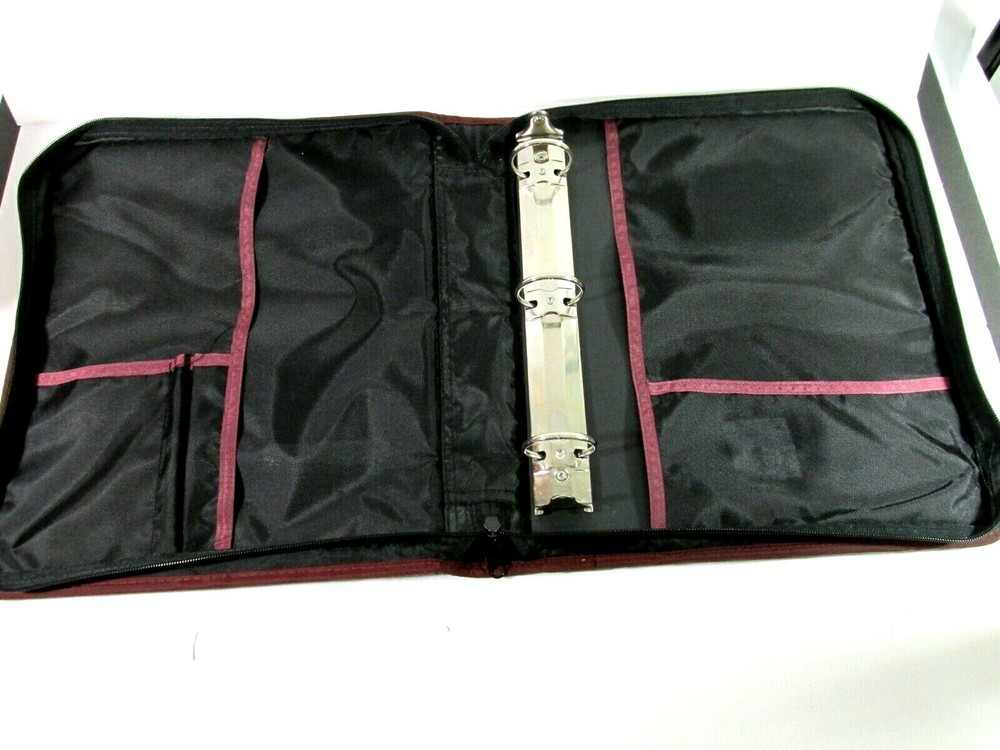 VTG Washington Redskins Zipper Binder Notebook Organizer