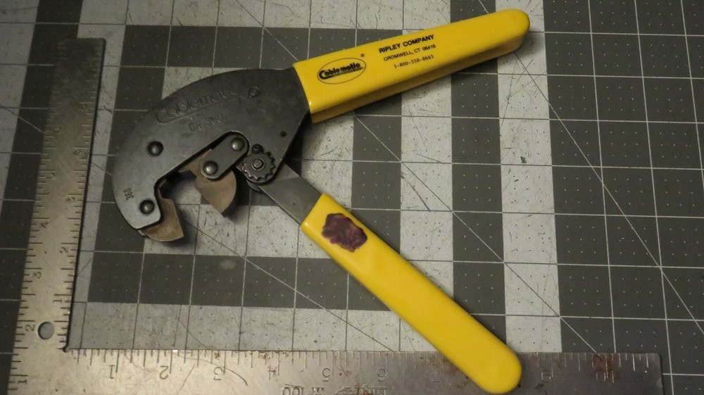 Ripley Cablematic CR 360 Hex Crimping Tool
