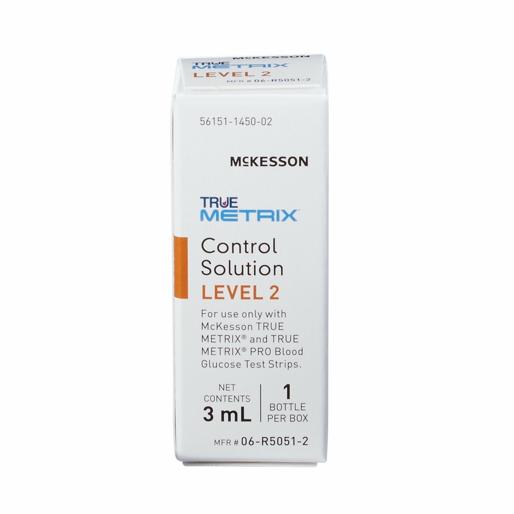 McKesson TRUE METRIX Blood Glucose Control Solution Level 2 3 mL 24 per Case
